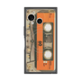 プレミアムスクエアケース with SnapMag［ RETORO CASSETTE TAPE - Skeleton Orange ］