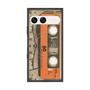 プレミアムスクエアケース with SnapMag［ RETORO CASSETTE TAPE - Skeleton Orange ］