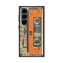 プレミアムスクエアケース with SnapMag［ RETORO CASSETTE TAPE - Skeleton Orange ］
