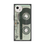 プレミアムスクエアケース with SnapMag［ RETORO CASSETTE TAPE - Skeleton Blue ］