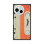 プレミアムスクエアケース with SnapMag［ RETORO CASSETTE TAPE - Opacity White ］