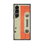 プレミアムスクエアケース with SnapMag［ RETORO CASSETTE TAPE - Opacity White ］