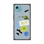 プレミアムスクエアケース with SnapMag［ Playful sticker - Dusty Blue ］