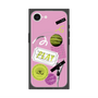 プレミアムスクエアケース with SnapMag［ Playful sticker - Dusty Pink ］