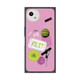 プレミアムスクエアケース with SnapMag［ Playful sticker - Dusty Pink ］