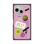 プレミアムスクエアケース with SnapMag［ Playful sticker - Dusty Pink ］