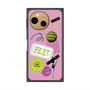プレミアムスクエアケース with SnapMag［ Playful sticker - Dusty Pink ］