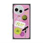 プレミアムスクエアケース with SnapMag［ Playful sticker - Dusty Pink ］