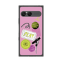 プレミアムスクエアケース with SnapMag［ Playful sticker - Dusty Pink ］
