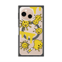 プレミアムスクエアケース with SnapMag［ PAINTING SMILE Yellow ］