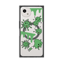 プレミアムスクエアケース with SnapMag［ PAINTING SMILE Green ］