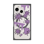 プレミアムスクエアケース with SnapMag［ PAINTING SMILE Purple ］