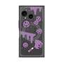 プレミアムスクエアケース with SnapMag［ PAINTING SMILE Purple ］