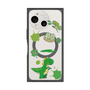 プレミアムスクエアケース with SnapMag［ DRAWING PAPER Green ］