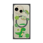 プレミアムスクエアケース with SnapMag［ DRAWING PAPER Green ］