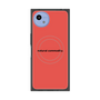 プレミアムスクエアケース with SnapMag［ NATURAL COMMODITY Red ］