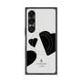 プレミアムスクエアケース with SnapMag［ LANVIN en Bleu Hearts Black - ランバン ハート ブラック ］
