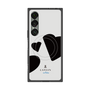 プレミアムスクエアケース with SnapMag［ LANVIN en Bleu Hearts Black - ランバン ハート ブラック ］