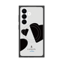 プレミアムスクエアケース with SnapMag［ LANVIN en Bleu Hearts Black - ランバン ハート ブラック ］