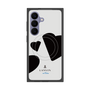 プレミアムスクエアケース with SnapMag［ LANVIN en Bleu Hearts Black - ランバン ハート ブラック ］