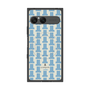 プレミアムスクエアケース with SnapMag［ LANVIN en Bleu Monogram Blue - ランバン ブルーモノグラム ］