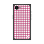 プレミアムスクエアケース with SnapMag［ Checkered Pink - ギンガムチェック ピンク ］