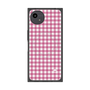 プレミアムスクエアケース with SnapMag［ Checkered Pink - ギンガムチェック ピンク ］