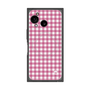 プレミアムスクエアケース with SnapMag［ Checkered Pink - ギンガムチェック ピンク ］