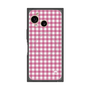 プレミアムスクエアケース with SnapMag［ Checkered Pink - ギンガムチェック ピンク ］