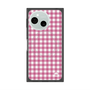 プレミアムスクエアケース with SnapMag［ Checkered Pink - ギンガムチェック ピンク ］