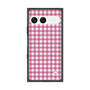 プレミアムスクエアケース with SnapMag［ Checkered Pink - ギンガムチェック ピンク ］