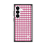 プレミアムスクエアケース with SnapMag［ Checkered Pink - ギンガムチェック ピンク ］
