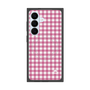 プレミアムスクエアケース with SnapMag［ Checkered Pink - ギンガムチェック ピンク ］