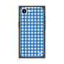 プレミアムスクエアケース with SnapMag［ Checkered Blue - ギンガムチェック ブルー ］