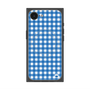 プレミアムスクエアケース with SnapMag［ Checkered Blue - ギンガムチェック ブルー ］