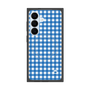 プレミアムスクエアケース with SnapMag［ Checkered Blue - ギンガムチェック ブルー ］
