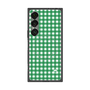 プレミアムスクエアケース with SnapMag［ Checkered Green - ギンガムチェック グリーン ］