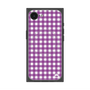 プレミアムスクエアケース with SnapMag［ Checkered Purple - ギンガムチェック パープル ］