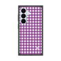 プレミアムスクエアケース with SnapMag［ Checkered Purple - ギンガムチェック パープル ］