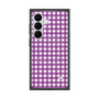 プレミアムスクエアケース with SnapMag［ Checkered Purple - ギンガムチェック パープル ］