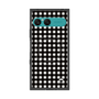 プレミアムスクエアケース with SnapMag［ Checkered Purple - ギンガムチェック ブラック ］