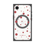 プレミアムスクエアケース with SnapMag［ Dippin dots Red - ディッピンドッツ レッド ］