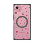 プレミアムスクエアケース with SnapMag［ Dippin dots Red - ディッピンドッツ レッド ］