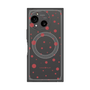プレミアムスクエアケース with SnapMag［ Dippin dots Red - ディッピンドッツ レッド ］
