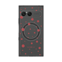 プレミアムスクエアケース with SnapMag［ Dippin dots Red - ディッピンドッツ レッド ］