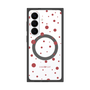プレミアムスクエアケース with SnapMag［ Dippin dots Red - ディッピンドッツ レッド ］