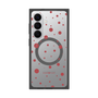 プレミアムスクエアケース with SnapMag［ Dippin dots Red - ディッピンドッツ レッド ］