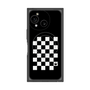 プレミアムスクエアケース with SnapMag［ Racing checkered flag - レーシングチェッカーフラッグ ］