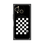 プレミアムスクエアケース with SnapMag［ Racing checkered flag - レーシングチェッカーフラッグ ］