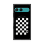 プレミアムスクエアケース with SnapMag［ Racing checkered flag - レーシングチェッカーフラッグ ］